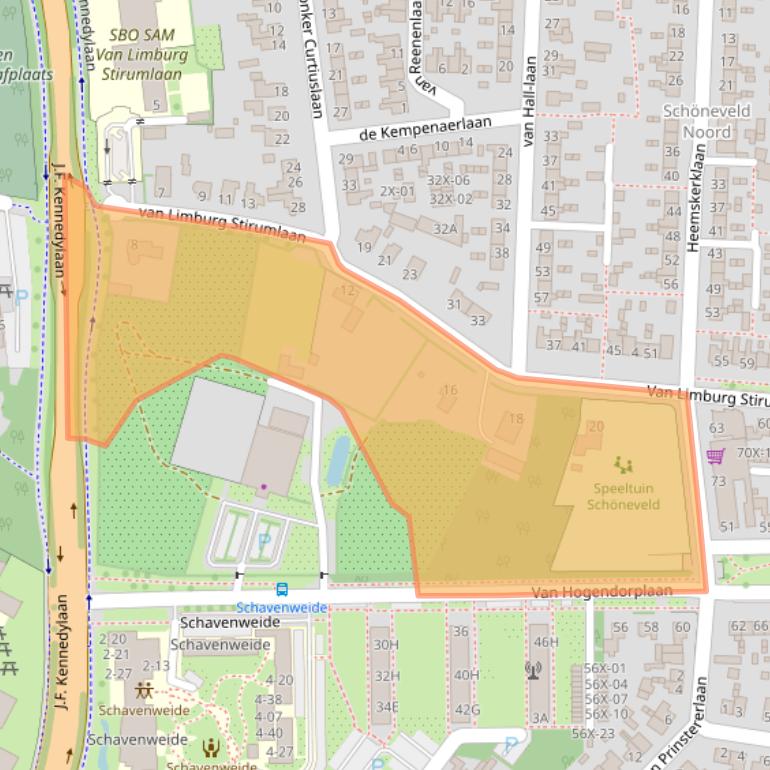 Kaart van postcodegebied 7003BK.