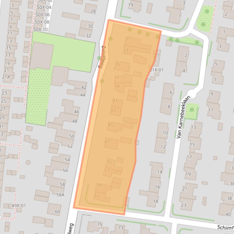 Kaart van postcodegebied 7003CB.