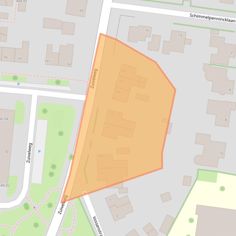 Kaart van postcodegebied 7003CC.