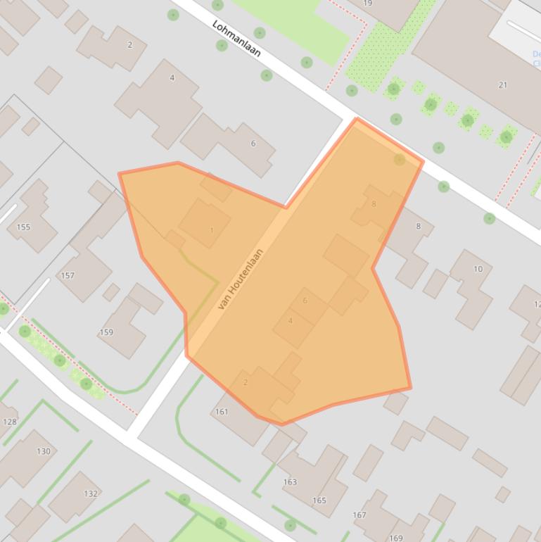 Kaart van postcodegebied 7003DN.