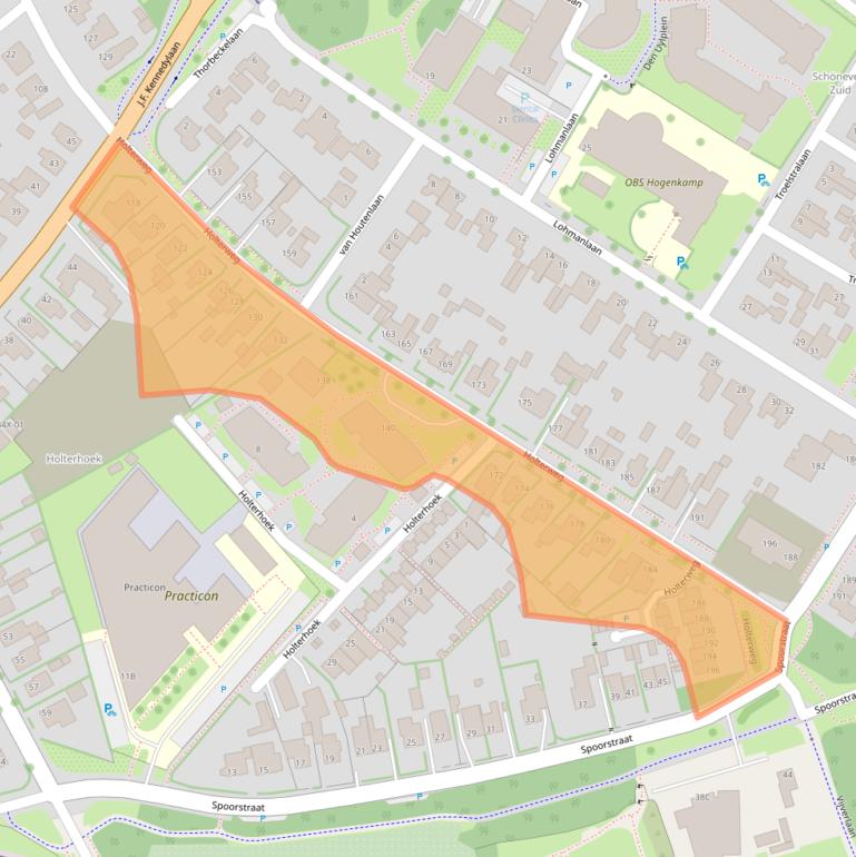 Kaart van postcodegebied 7003DR.