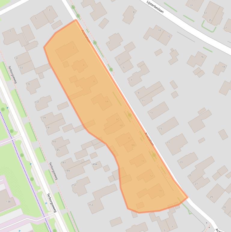 Kaart van postcodegebied 7004AR.