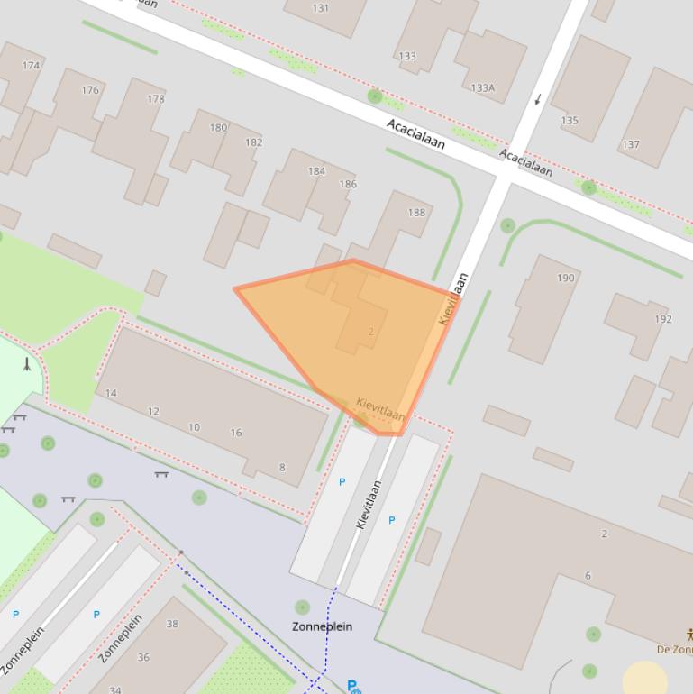 Kaart van postcodegebied 7004BD.