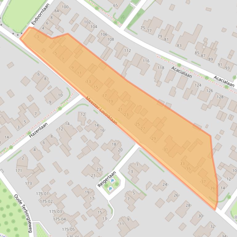 Kaart van postcodegebied 7004BG.