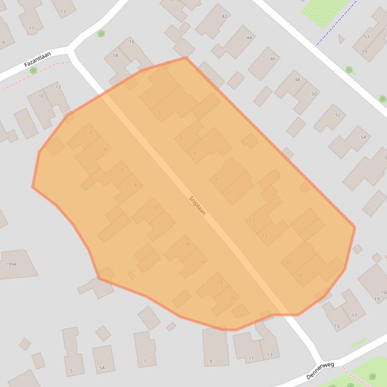 Kaart van postcodegebied 7004BN.