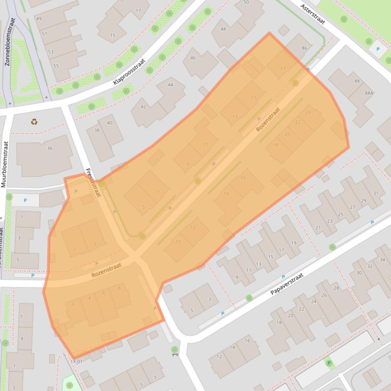 Kaart van postcodegebied 7004CE.