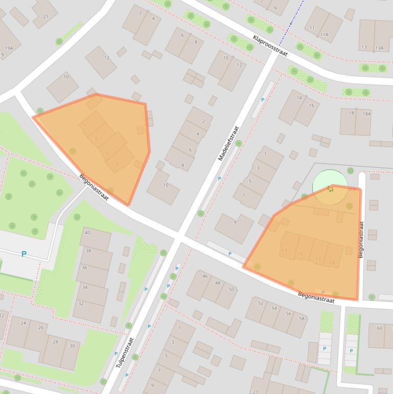 Kaart van postcodegebied 7004CK.