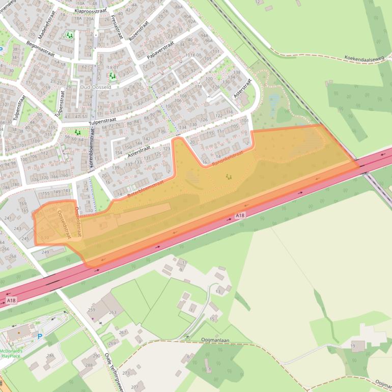 Kaart van postcodegebied 7004DM.