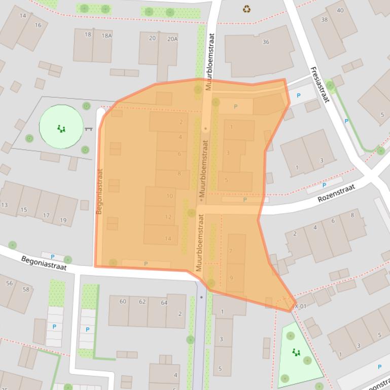 Kaart van postcodegebied 7004EC.
