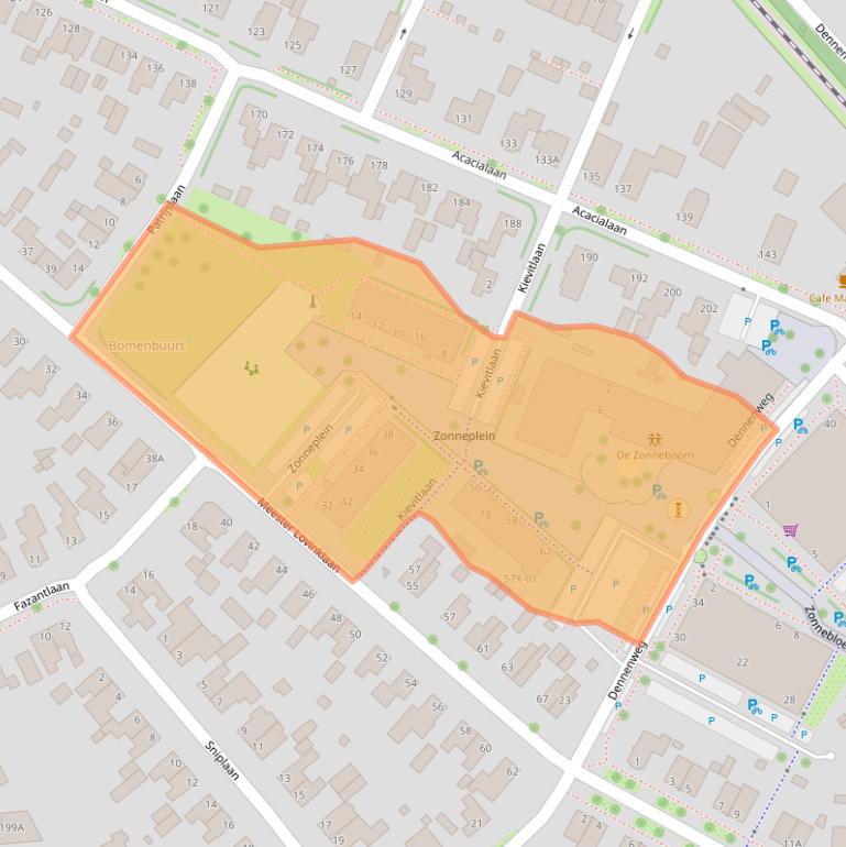 Kaart van postcodegebied 7004EL.