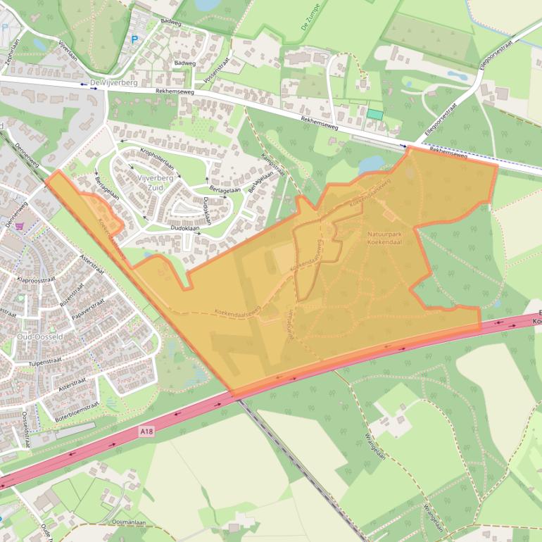 Kaart van postcodegebied 7004GH.