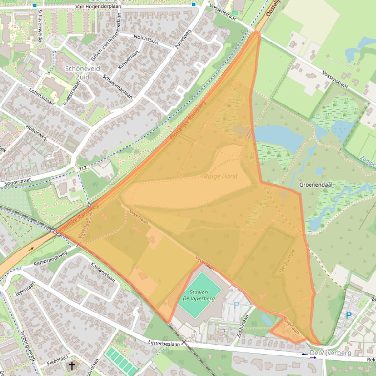 Kaart van postcodegebied 7004GS.