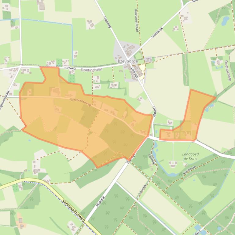 Kaart van postcodegebied 7004HV.