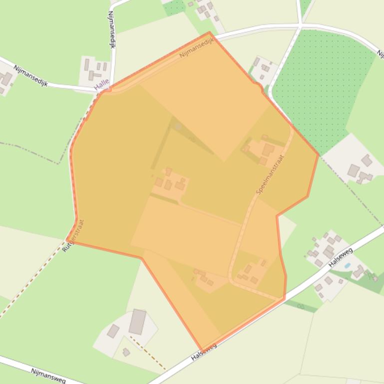 Kaart van postcodegebied 7004JC.