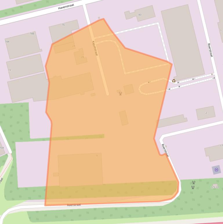 Kaart van postcodegebied 7005BP.