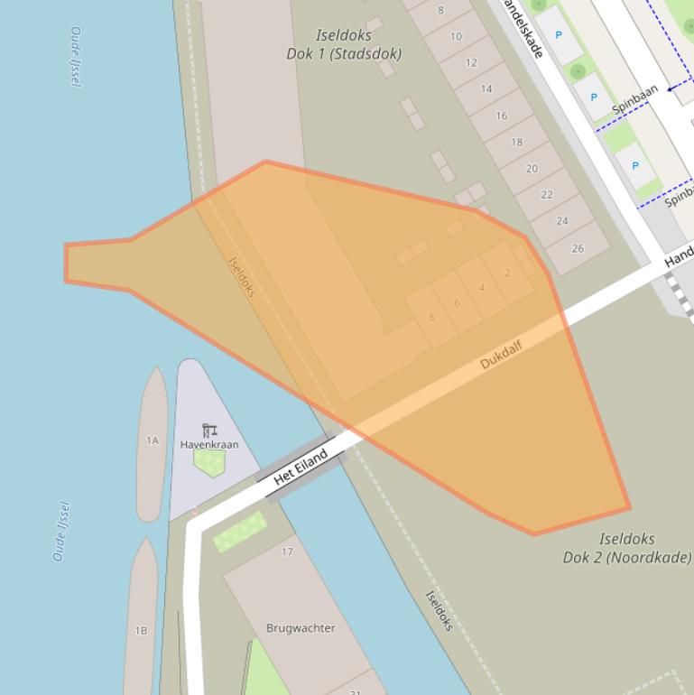 Kaart van postcodegebied 7005CT.