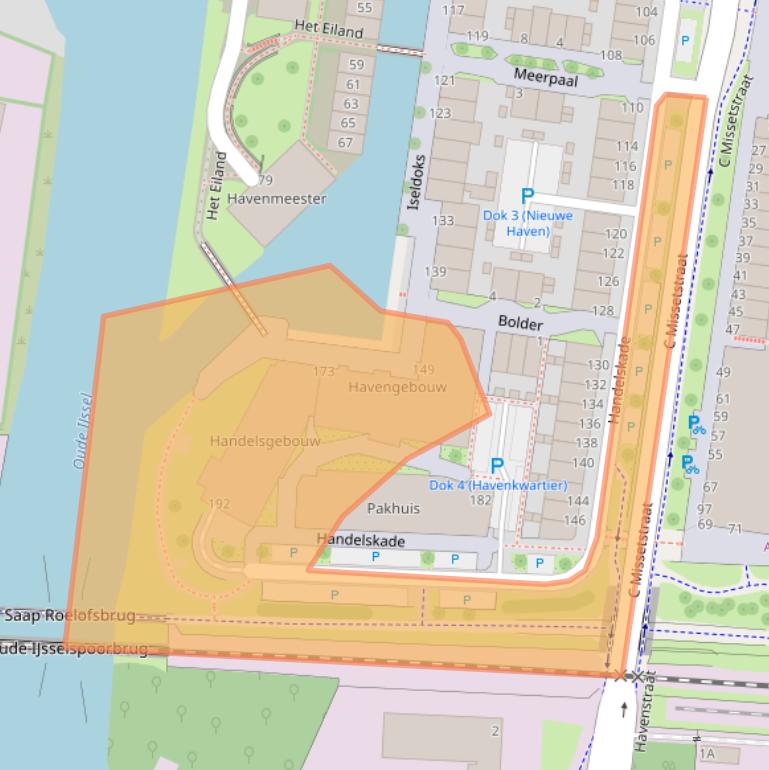 Kaart van postcodegebied 7005CZ.