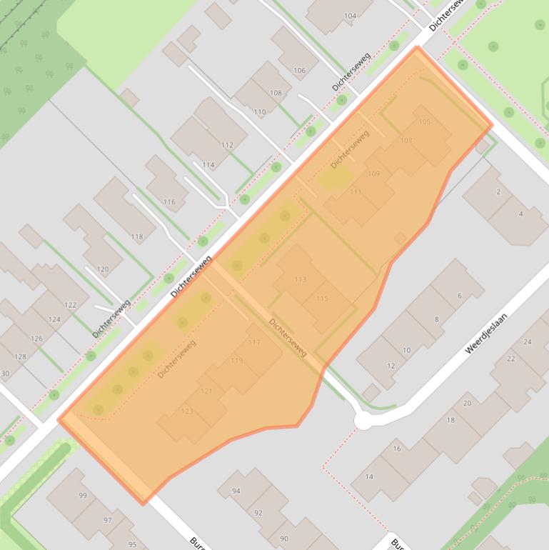 Kaart van postcodegebied 7006AC.