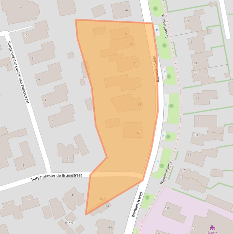 Kaart van postcodegebied 7006AK.