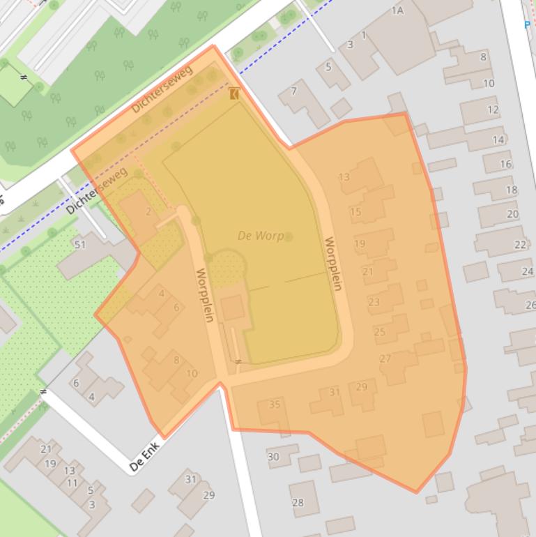 Kaart van postcodegebied 7006AM.