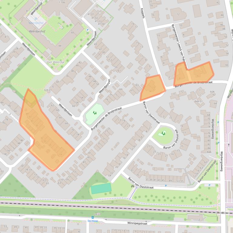 Kaart van postcodegebied 7006AW.