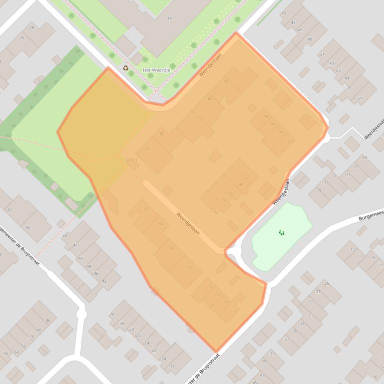 Kaart van postcodegebied 7006BD.