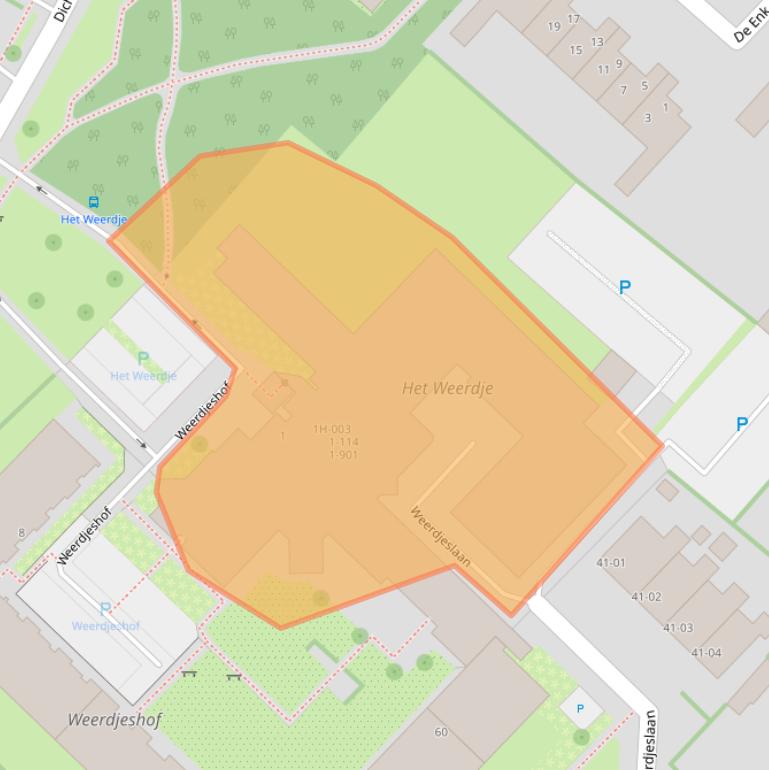 Kaart van postcodegebied 7006BG.