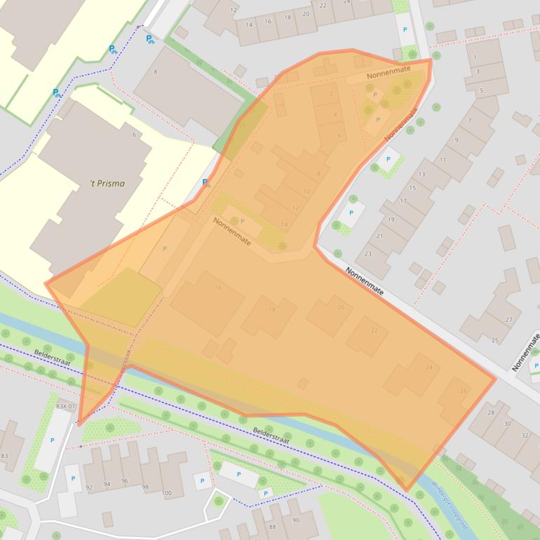 Kaart van postcodegebied 7006CP.