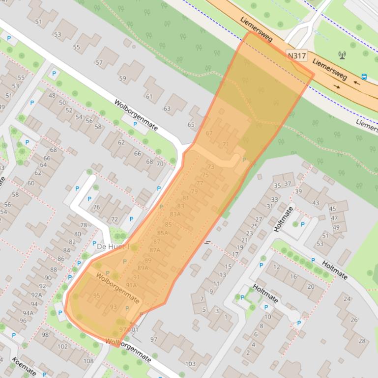 Kaart van postcodegebied 7006DD.