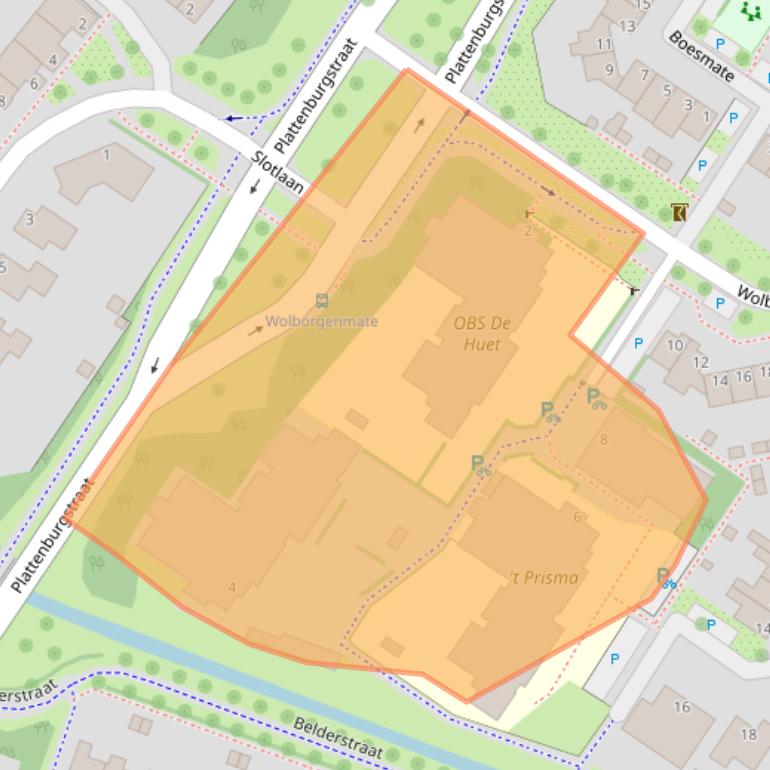 Kaart van postcodegebied 7006DG.