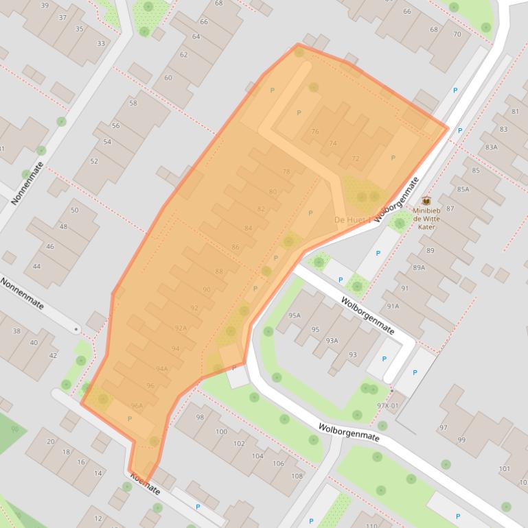 Kaart van postcodegebied 7006DK.