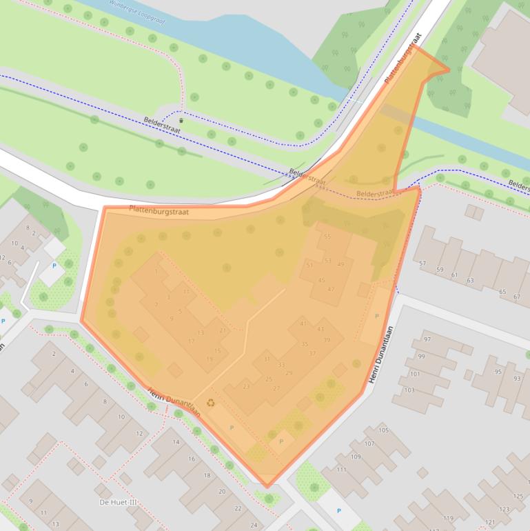 Kaart van postcodegebied 7006EA.