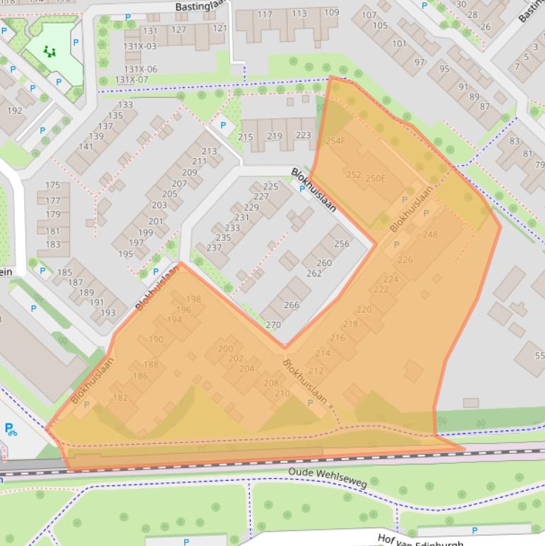Kaart van postcodegebied 7006EZ.