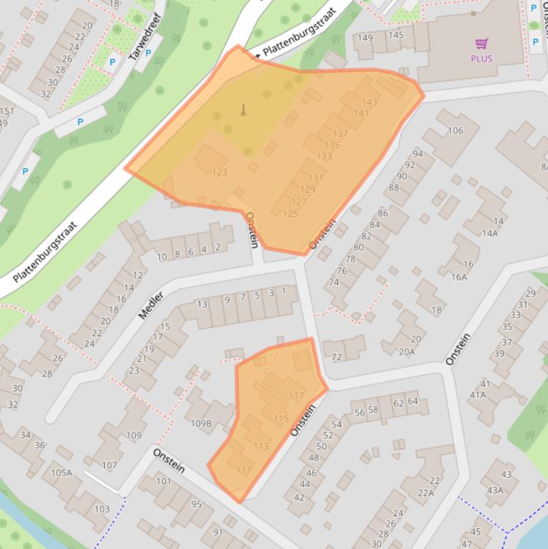 Kaart van postcodegebied 7006JT.