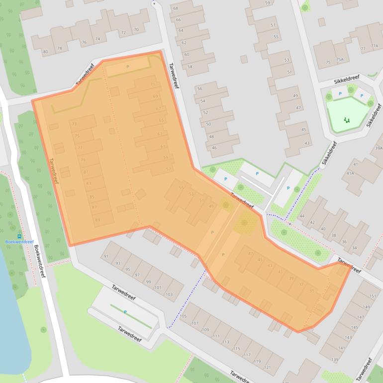 Kaart van postcodegebied 7006KA.