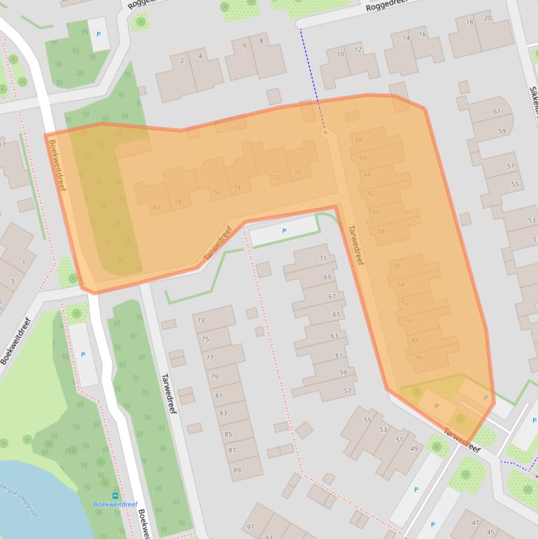 Kaart van postcodegebied 7006KD.