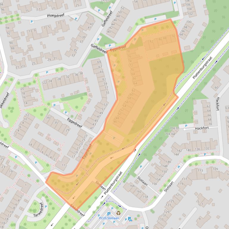 Kaart van postcodegebied 7006KH.