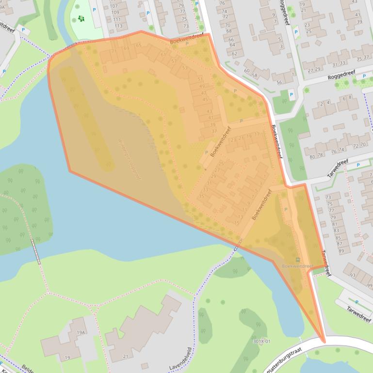 Kaart van postcodegebied 7006LA.