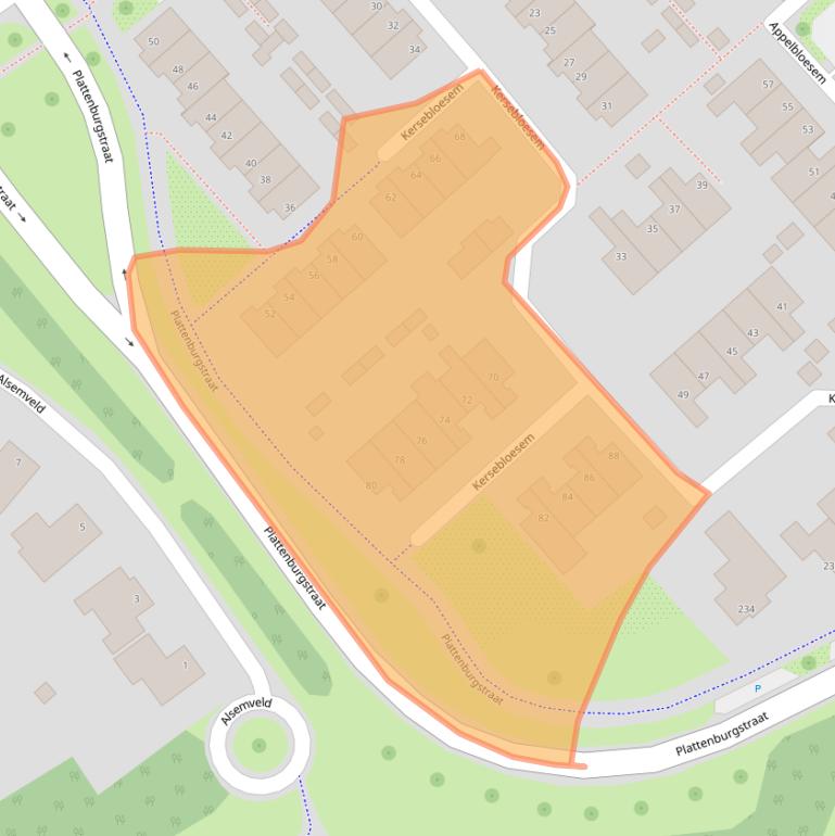 Kaart van postcodegebied 7006MC.