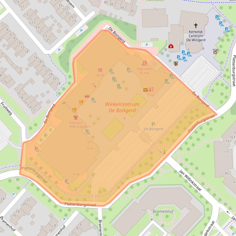 Kaart van postcodegebied 7006NH.