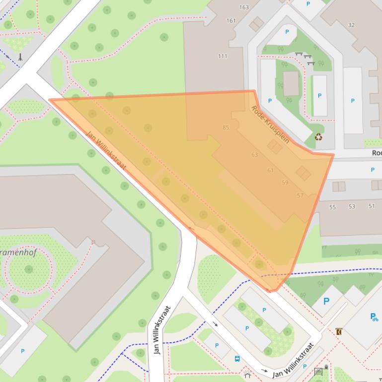 Kaart van postcodegebied 7006PS.