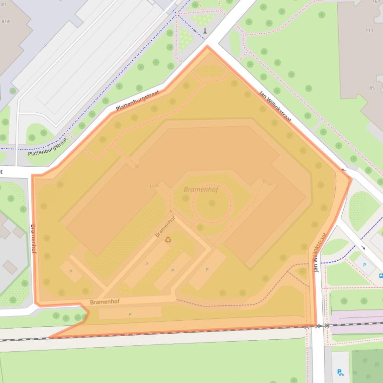 Kaart van postcodegebied 7006PW.