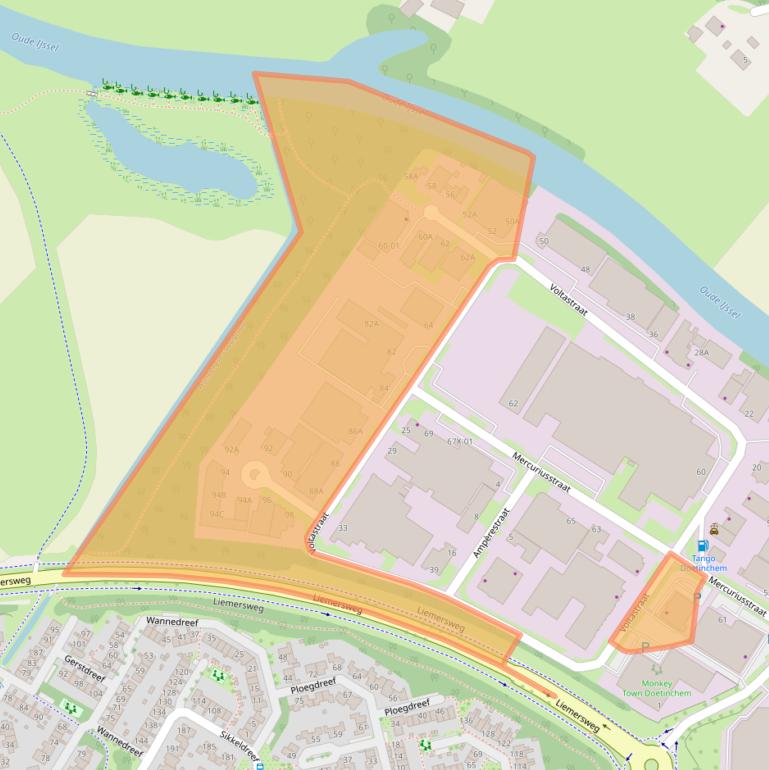 Kaart van postcodegebied 7006RW.