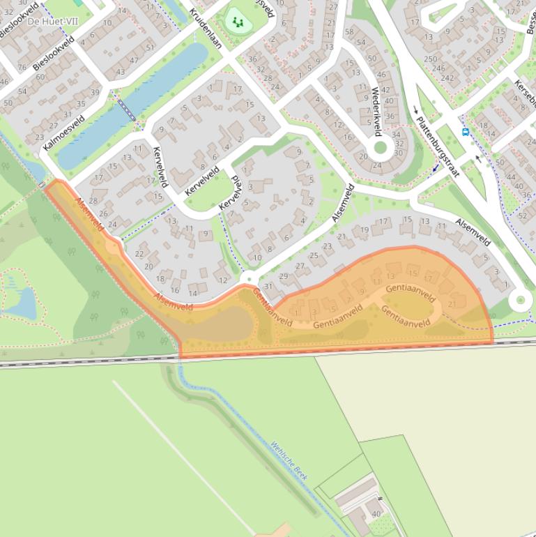 Kaart van postcodegebied 7006TB.