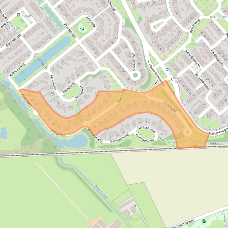 Kaart van postcodegebied 7006TC.
