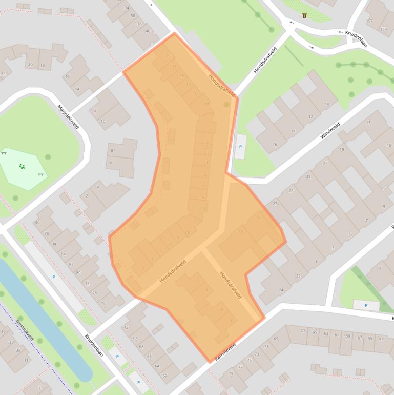 Kaart van postcodegebied 7006VE.