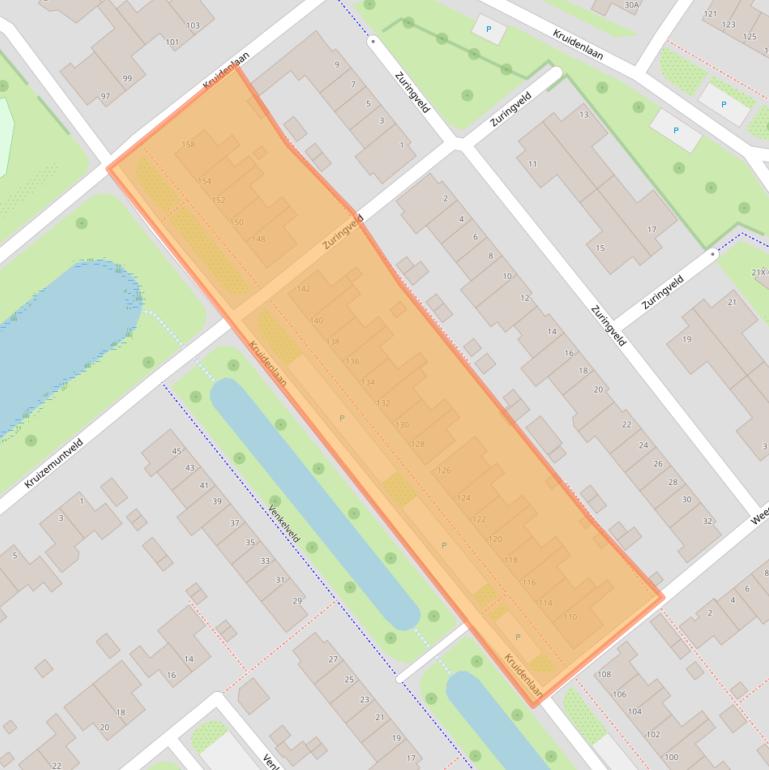 Kaart van postcodegebied 7006VK.