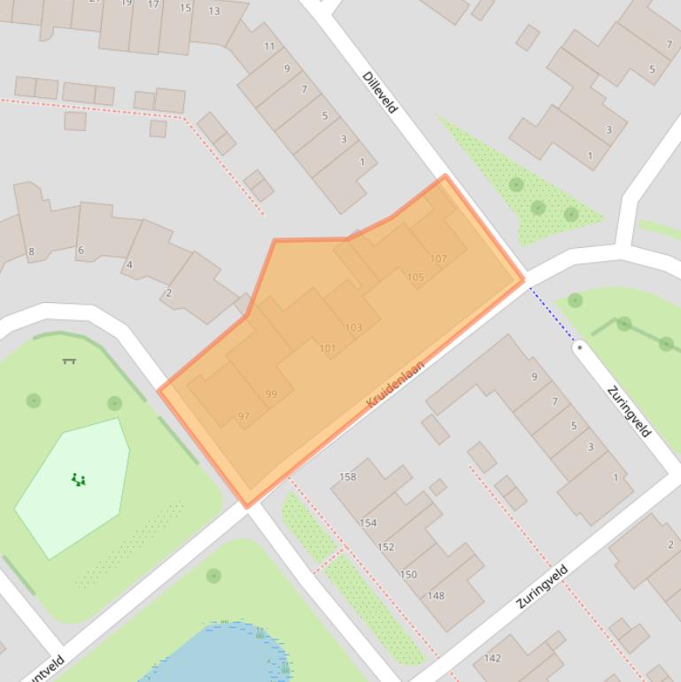 Kaart van postcodegebied 7006VS.