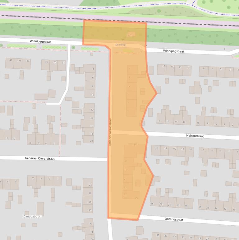 Kaart van postcodegebied 7007AT.