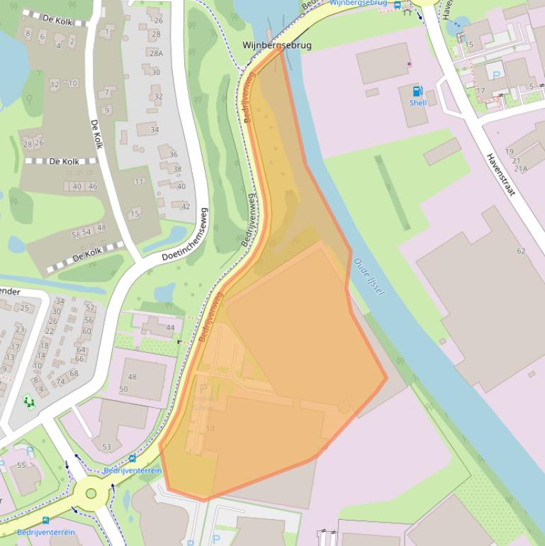 Kaart van postcodegebied 7007CE.